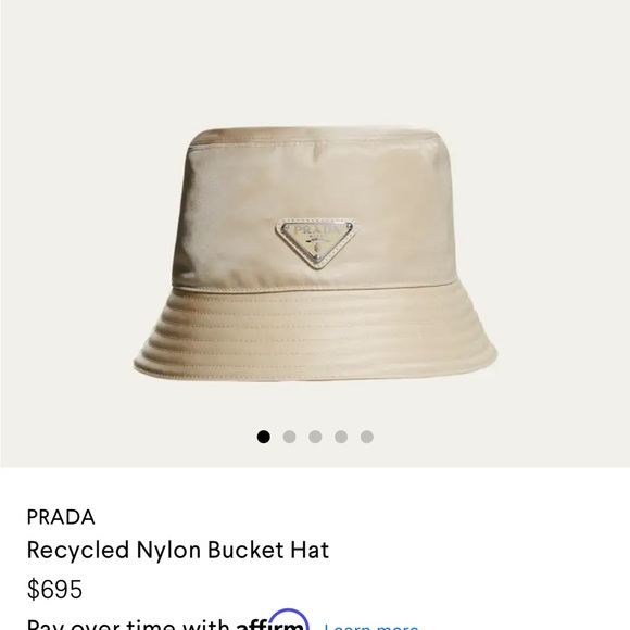 Prada Accessories Prada Recycled Nylon Bucket Hat Poshmark